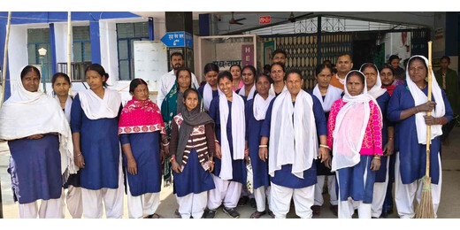 जीविका मॉडल से बदली सदर अस्पताल की तस्वीर, सफाई कर्मियों की बढ़ी आय